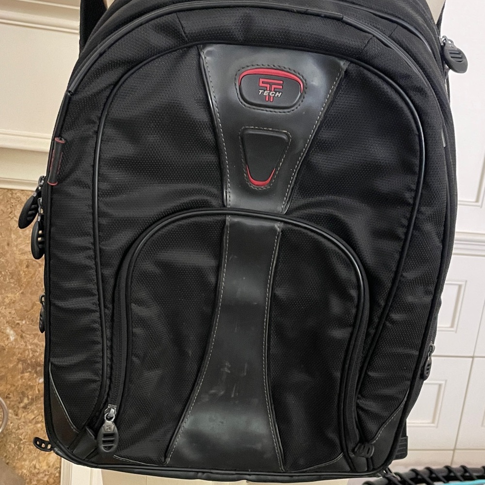 Tumi Tech Black Backpack